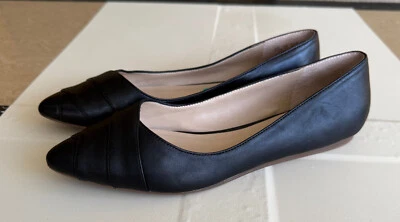 ZAPATOS DE CUERO PARA MUJER FRANCO SARTO. TALLA: PLANO BALLET NEGRO 7,5 Foto 1 de 4
