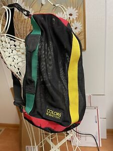 VTG 90's United Colors of Benetton Sports Bag Mesh Duffle 