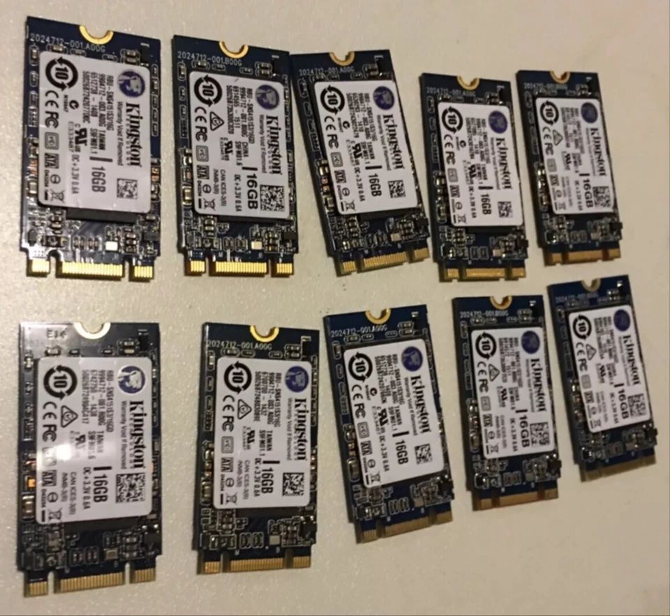 70pcs of Kingston 16GB, M.2 NGFF SSD 42mm. - Image 1 of 2