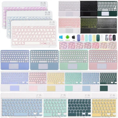 For Lenovo Chromebook Duet 3 11" 10.1" Tablet Wireless Bluetooth Keyboard Mouse - image 1 of 4