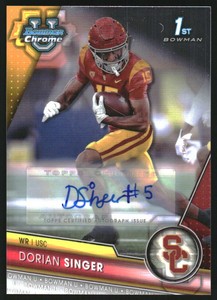 2023 Bowman Chrome University Autographs #146 Dorian Singer Auto