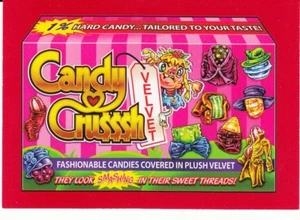 2017 WACKY PACKAGES 50TH ANNIVERSARY CANDY CRUSH RED BORDER 10/10 RARE - Picture 1 of 1