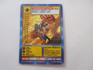 Nanimon 1999 Digimon Trading Card LP