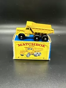 Vintage Matchbox Lesney 6c Euclid Quarry Dump Truck W/ Original Box Nice Truck - Picture 1 of 7
