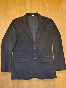 CORDUROY Gap Sport Coat Mens 42R Brown Cotton Double Vented Blazer Suit Jacket - Picture 1 of 11