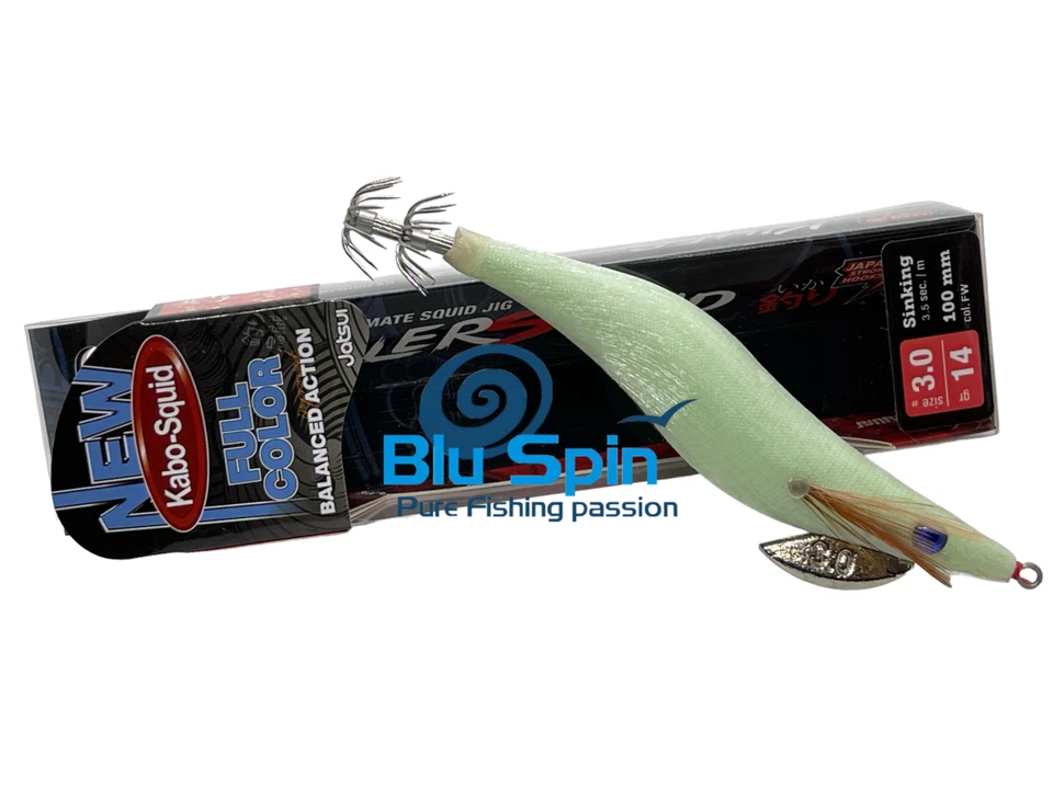 SEPPIARA JATSUI KABO KILLER SQUID ULTIMATE SQUID JIG EGI 3.0 14g COL: FULL FW