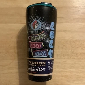 Yukon Outfitters 32oz Double Pint - Happy New Year, 2024, Groundhog - Picture 1 of 9