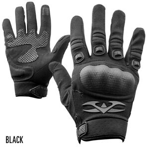 Valken Tactical Zulu BLACK XL Hard Knuckle Gloves Padded Palms Silicone Grip