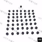 50 Piece Black Cap Dress Kit for 07-17 Harley Touring Engine Trans Primary More