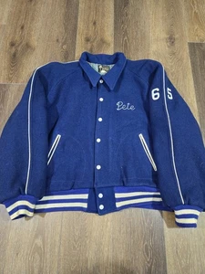 Vintage Empire Sporting Goods Blue Wool Varsity Jacket Nazareth Blue Eagles XL - Bild 1 von 13