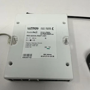 Lutron RR-AUX-REP-WH RadioRA 2 Aux Repeater - Used - Picture 1 of 6