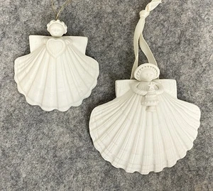Ornamenti natalizi angelo Margaret Furlong 1986 1990 porcellana bianca *senza scatole - Foto 1 di 9