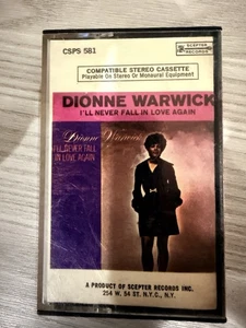 dionne warwick i'll never Fall In Love Again Cassette - Picture 1 of 2