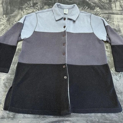 Просто мой размер куртка женщин 2 X 18w-20w толстовка Shacket верхний пуговицах туризм - Изображение 1 из 4