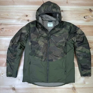 Orvis Pro Insulated Hoody Jacket – Camo / Olive – Primaloft – Fly Fishing L - Picture 1 of 16
