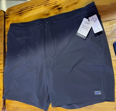 NWT Duluth Trading Mens 46 Black Cannonball Hybrid Shorts with Armachillo Liner - Image 1 of 4