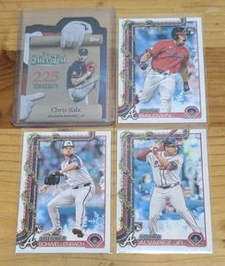 2025 Topps Holiday Atlanta (4)Lot Drake Baldwin Spencer Scwellenbach Sale Diecut - Picture 1 of 1