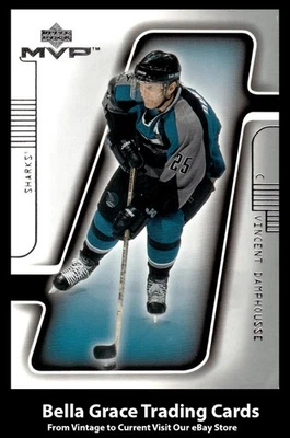 2001-02 Upper Deck MVP Vincent Damphousse #157 San Jose Sharks NHL Hockey - Image 1 of 2