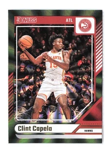 2024-25 Donruss | #142 | Clint Capela | Holo Green Laser | - Picture 1 of 2