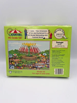 HO SCALE CARNIVAL SWINGER KIT #5213 DELUXE KIT COMPLETE NEW SEALED VINTAGE - Image 1 of 4