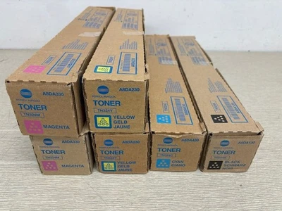 Lote de 6 tóner Konica Minolta TN-324 1x A8DA130 2x A8DA230 2x A8DA330 1x A8DA430 Foto 1 de 4