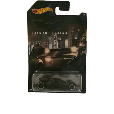 DC Batman Begins Movie Series Hot Wheels (2014) Black Batmobile #3 of 6 - Image 1 of 4