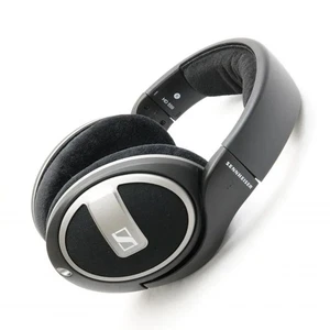 Sennheiser HD 559 Headband Headphones Wired Headset Overear Black Tested Used - Picture 1 of 7