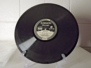 EDISON DISC #50108 -OH THAT WE TWO WERE MAYING/IN THE EVENING BY THE MOONLIGHT - Picture 1 of 5