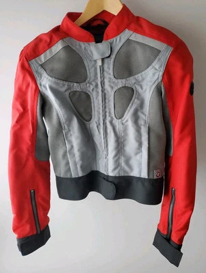 宝马红色 MESH 夏季夹克女式 6 6R 气流合成摩托车骑行外套 — 第 1/4 张图片