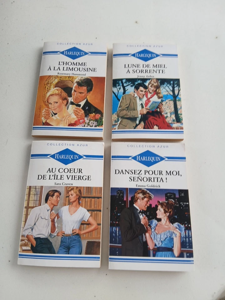 Lot De 4 Livres De Poche Harlequin - Photo 1/1
