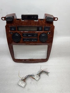 2004-2007 TOYOTA HIGHLANDER WOODGRAIN DIGITAL CLIMATE CONTROL PANEL 84010-48170 - Picture 1 of 16