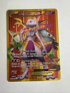 Pokemon Card - Mewtwo EX Full Art Breakthrough 164/162 Holo Rare LP - Picture 1 of 8