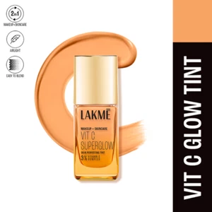 Lakme Vitamin C Superglow Skin Perfecting Tint with 3% Vit C - Warm Naturl 25ml - Picture 1 of 3