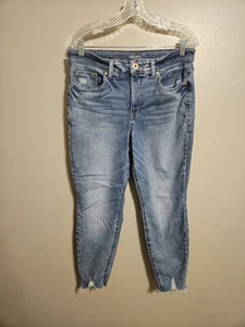 Edgely Womens High Rise Super Skinny Light Jeans Size 14 Short - Picture 1 of 10