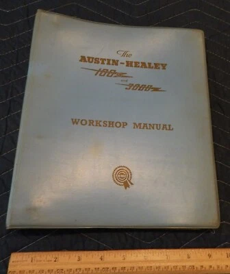 Clean NOS Austin Healey 100-6 BN4,BN6 and 3000 BN7, BT7,BJ7 Service Manual Foto 1 de 4
