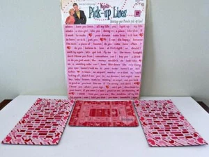Valentine Magnetic Poetry Conversation Pick-Up Lines Love Magnetic Frames - Picture 1 of 7