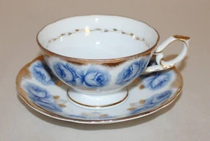 Vintage Castle Bone China Blue Flowers Tea Cup & Saucer Made In Japan /#6 - Picture 1 of 24