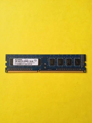 ELPIDA 1GB 1Rx8 PC3 8500U EBJ10UE8BDF0-AE-F - FAST U.S. SHIPPING - Image 1 of 2