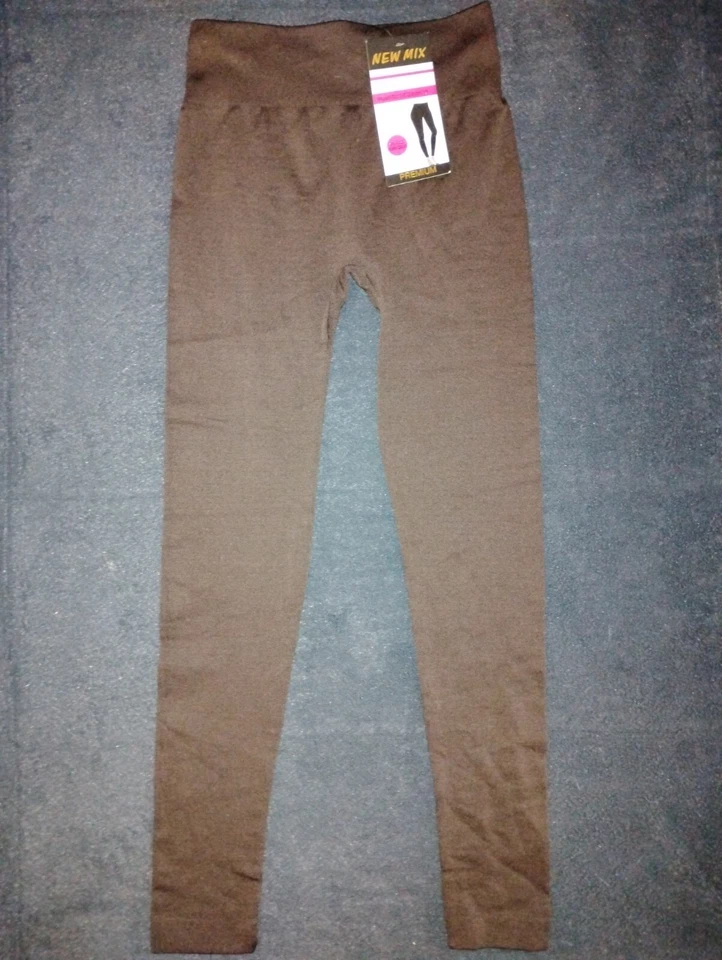 Leggings forrados de lana marrón para mujer OS.     TALLA ÚNICA S M L ¡NUEVO!  Foto 1 de 1