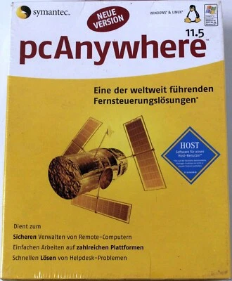 Symantec pcAnywhere 11.5 - HOST - Windows, Linux, Mac - Deutsch - NEUWARE - Bild 1 von 4