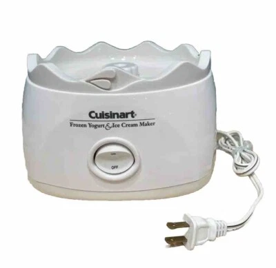 Máquina automática de yogur congelado y helado Cuisinart modelo ICE-20 base solamente Foto 1 de 4