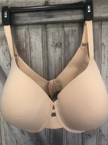 40DDD Auden Womens Beige Lined Underwire Full Coverage Bra Back Smoothing New - Foto 1 di 17