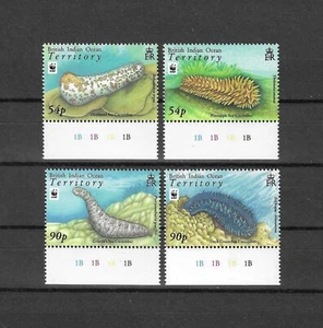 BRITISH INDIAN OCEAN TERRITORY 2008 WWF SG 392/395 MNH - Picture 1 of 1
