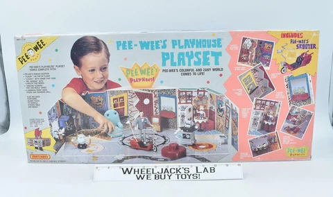 Pee Wee Herman's Playhouse Playset 1988 Matchbox NEW SEALED MISB Cover