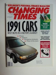CHANGING TIMES Magazine the 1991 Cars - Picture 1 of 1