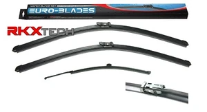 RKX Front + Rear Windshield Wiper Blades Set of 3 for Land Rover Defender 90 110 - Picture 1 of 6