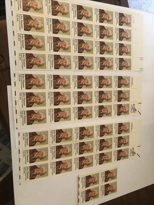 1981 JOHN HANSON 20 cent Stamps, 2 Blocks of 15, 1 Block of 20 & 1 Block 4, MNH! - Image 1 of 4