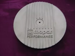Mopar Performance Round Aluminum Finned Air Cleaner Lid New Filter - Picture 1 of 2