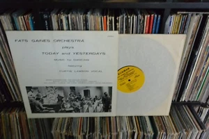 Fat Gaines Orch Private Jazz/Funk Plays Today And Yesterdays Unplayed Rare NM - Imagen 1 de 3