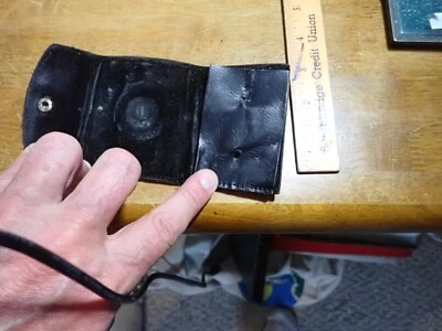 ПОЛИЦЕЙСКИЙ КОЖАНЫЙ ЗНАЧОК ДЕРЖАТЕЛЬ BX ПК 2 - Изображение 1 из 3